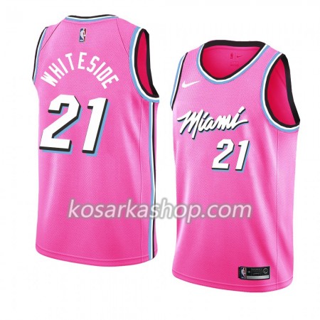 Dres Miami Heat Hassan Whiteside 21 Nike 2018-19 Ružičasta Swingman Dres Miami Heat Hassan Whiteside 21 Nike 2018-19 Ružičasta Swingman